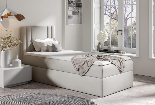 Mini bed single bedroom beds upholstered design youth bed luxury fabric