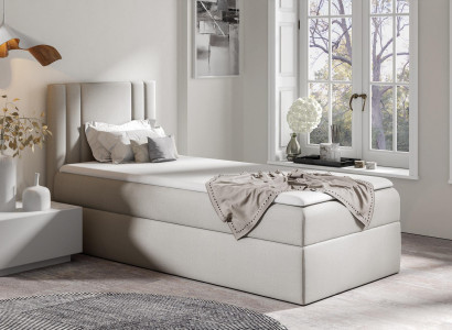 Mini bed single bedroom beds upholstered design youth bed luxury fabric