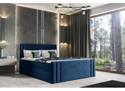 Bed Bedroom Beds Upholstery Design Double Luxury 180x200 Box Spring New