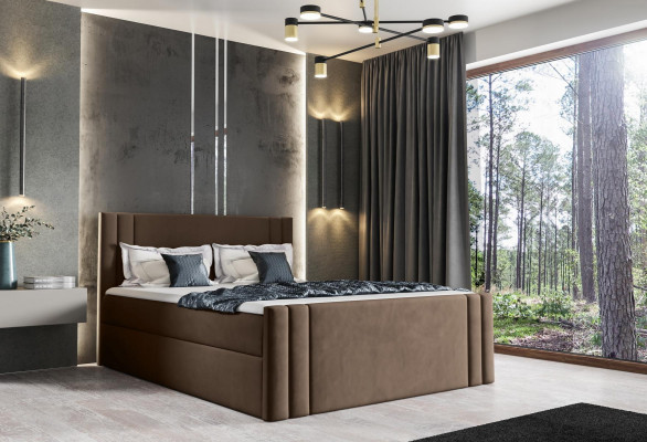 Bed Bedroom Beds Upholstery Design Double Luxury 180x200 Box Spring New