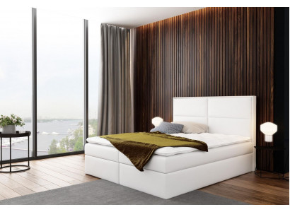 Bed with storage box upholstered bed box spring bed design double hotel bedroom