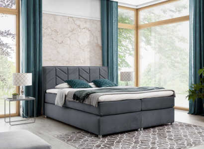 Bed drawer box spring bed bedroom upholstery design double hotel modern