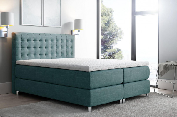 Box spring bed double bed matrimonal bed bed frame bed upholstered bed beds polyester