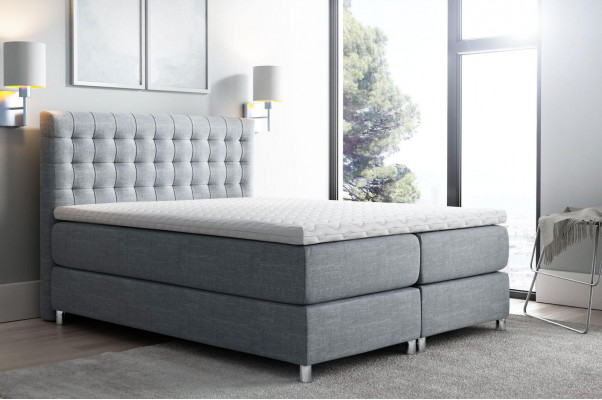 Box spring bed double bed matrimonal bed bed frame bed upholstered bed beds polyester