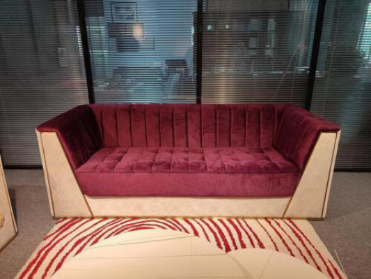 Rose Medusa Three-Seater Couch Upholstery Soft Couches Sofas Furniture Fabric