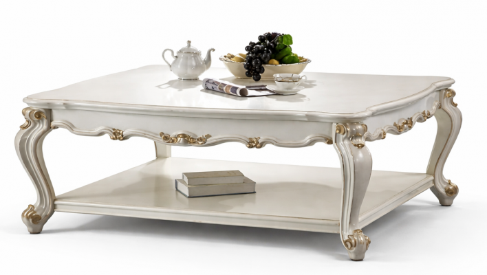 Luxury Coffee Table Genuine Decorative Wood Tables Side Sofa Table Living Room