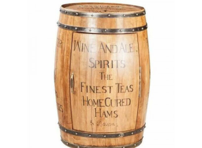 Barrel wine rack home bar vintage wood bar table wooden cabinets round new