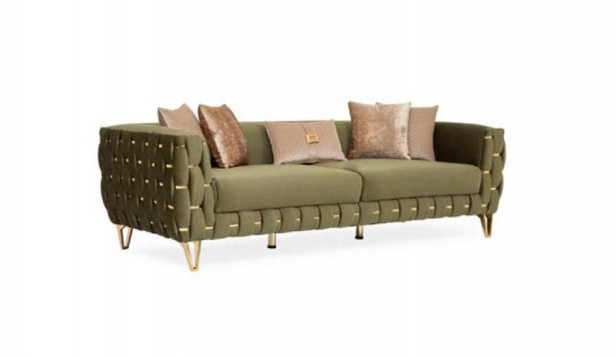 Luxury sofa set 3-piece set furniture couch sofa complete sets fabric