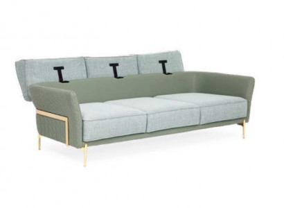 Adjustable Multifunctional Couch Sofa Three-Seater Couches Design Sofas White