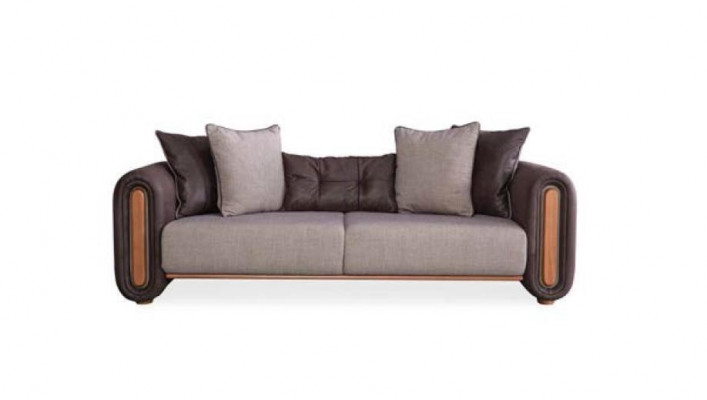 Luxury Couch Furniture Sofas 3-piece Set Suite Sofa Upholstery Fabric
