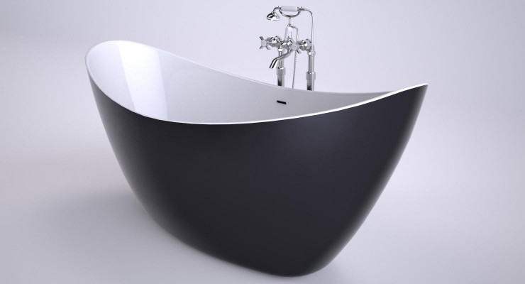 Design bathtub bathtubs oval freestanding modern bathroom