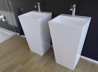 Modern basin sink acrylic floor standing bathroom freestanding washbasin