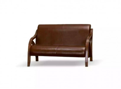 Designer leather bench two-seater office furniture office furniture