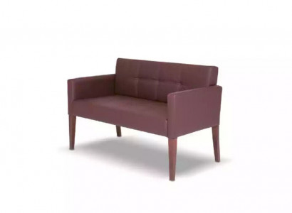 Pink two-seater couch, study sofa, office furniture set, sofa seating furniture