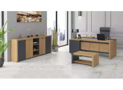 Office furniture desk, dresser, coffee table, luxury furniture set of 3 pieces