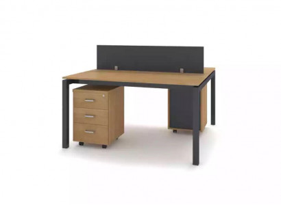 Office furniture set of two desks study room tables furniture table