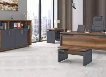 Office set study room furniture complete set desk file cabinet