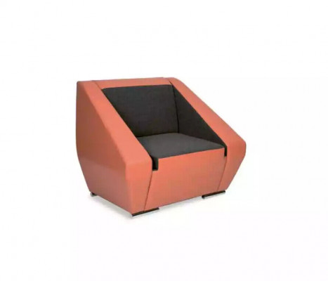 Orange luxury chair study upholstered furniture designer office chair