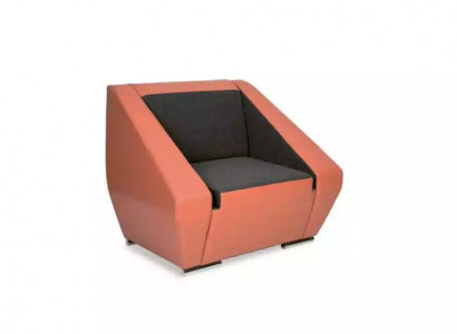 Orange luxury chair study upholstered furniture designer office chair