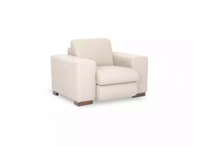 Modern armchair white office study room textile furniture new