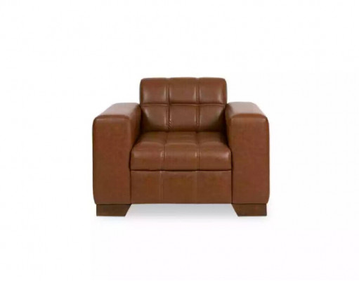 Brown armchair modern design seat study room new upholstered armchair