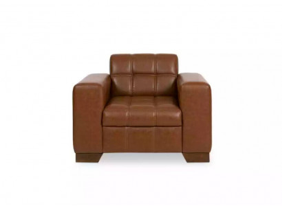Brown armchair modern design seat study room new upholstered armchair