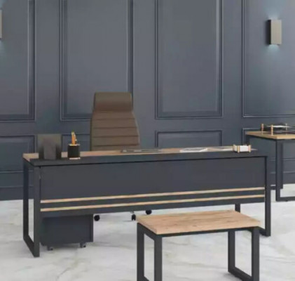 Office furniture desk study room brown table new design tables