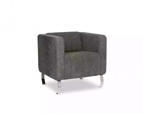 Gray armchair modern design furniture study new office textile
