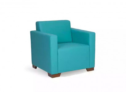 Armchair Study Blue Seat Office Furniture Upholstered Armchair New Textile