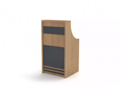 Wooden lectern podium mobile standing desk office room office furniture lectern