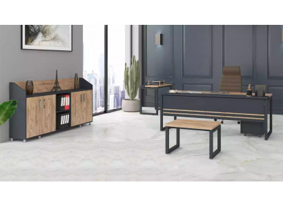 Large Office Furniture Complete Set Study Furniture Cabinet Desk
