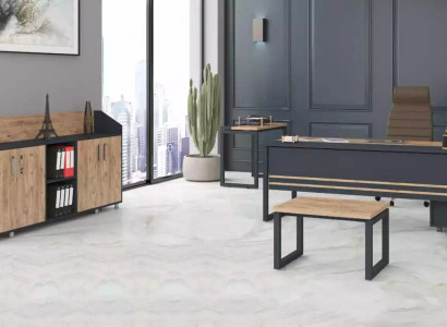 Large Office Furniture Complete Set Study Furniture Cabinet Desk