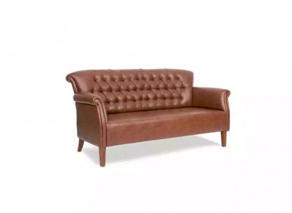 Luxury Three-Seater Chesterfield Couch Brown Seating Furniture Modern Sofas