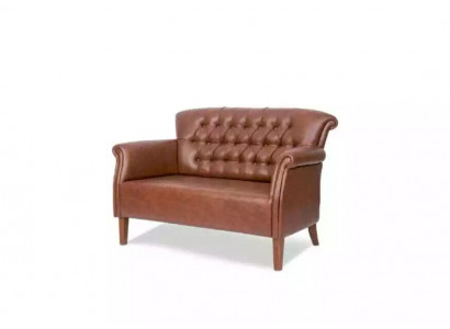 Chesterfield Two-Seater Office Chair Upholstered Furniture Luxury Design