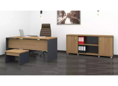Corner desk, filing cabinet, coffee table, study furniture, modern style