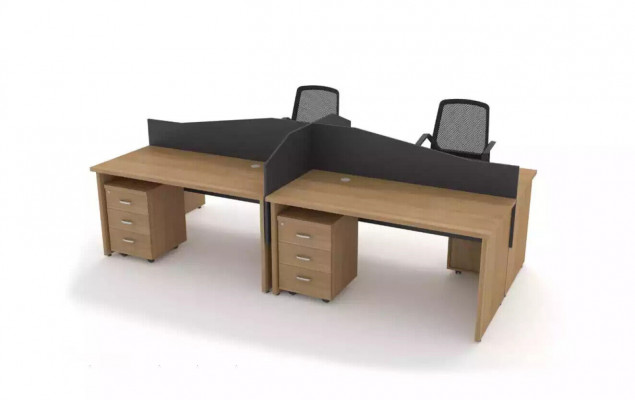 Wooden furniture office equipment large desk design study room