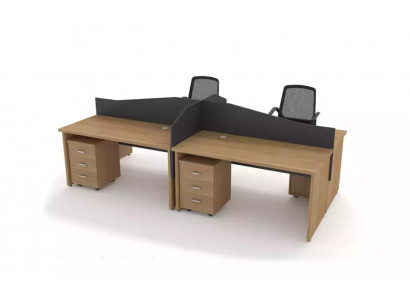 Wooden furniture office equipment large desk design study room