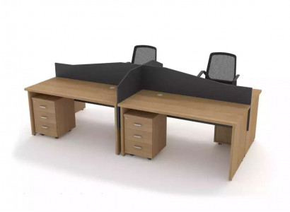 Wooden furniture office equipment large desk design study room