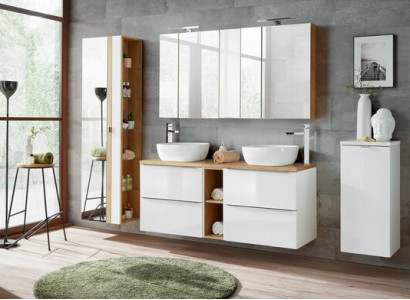 Design bathroom furniture, bath 8-piece set, cabinet ornament, sink