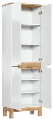 Bathroom cabinet high cabinet storage bathroom white bath