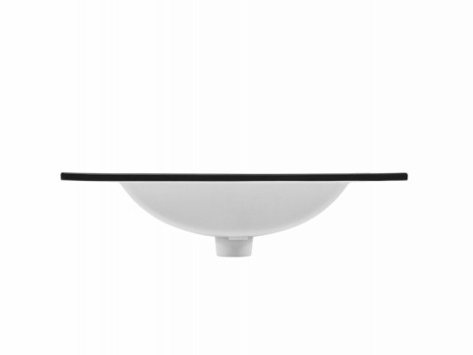 Ceramic washbasin countertop built-in black slab design basin