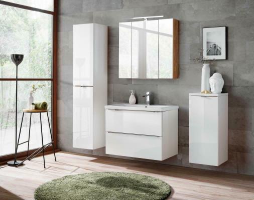 Design bathroom furniture bath 4-piece set decor ensemble cabinet sink