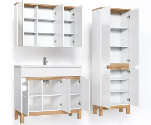 Design bathroom furniture bath set cabinet washbasin bathroom furniture set 3-piece.