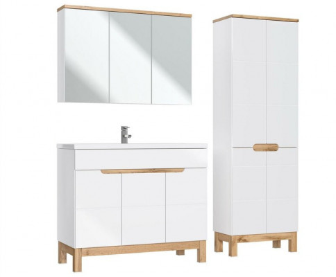 Design bathroom furniture bath set cabinet washbasin bathroom furniture set 3-piece.