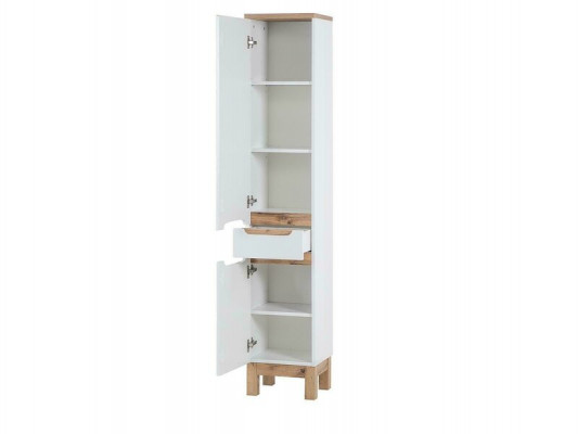Tall cabinet bathroom shelf cabinet tall cabinet 187x35x33 cm