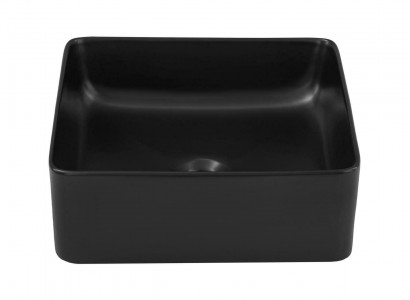 Washbasin Black Ceramic Countertop Table Plate Sink Basin Installation
