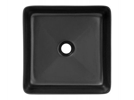 Washbasin Black Ceramic Countertop Table Plate Sink Basin Installation