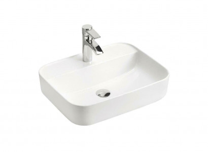 Ceramic Washbasin Sink Countertop Washbasin White Decorative Sink
