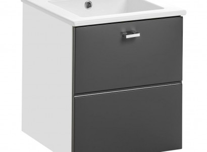 Bathroom furniture set 40cm washbasin with vanity unit washstand drawer wall cabinet