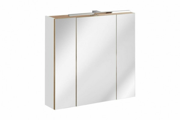Mirror cabinet wall cabinet bathroom cabinet with mirror 80 cm deco LED